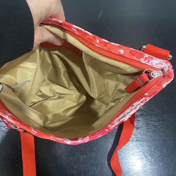 Coach Getaway Signature Nylon Crossbody Pink Multi - Picture 8 of 10